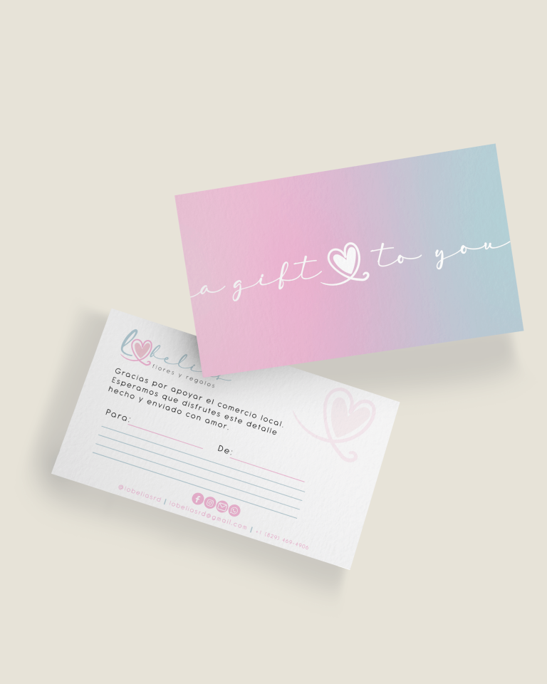 postcard design for small business